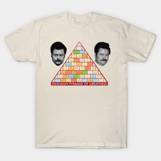 Swanson Pyramid Of Greatness T-Shirt